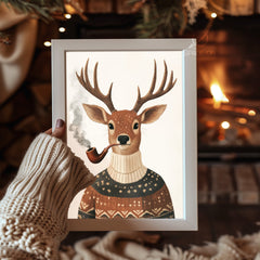 German Weihnachtsmann Poster Tablosu