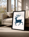 Geyik - Koşan Hayvan Poster Tablosu