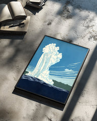 Geyser Spray Poster Tablosu