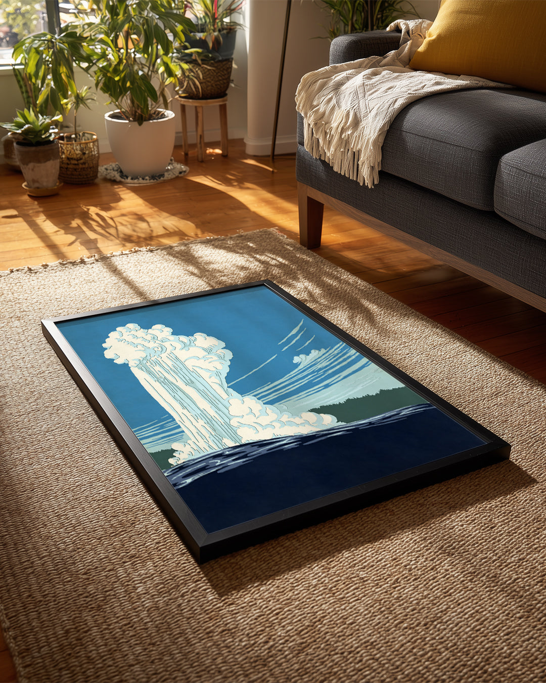 Geyser Spray Poster Tablosu