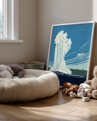 Geyser Spray Poster Tablosu