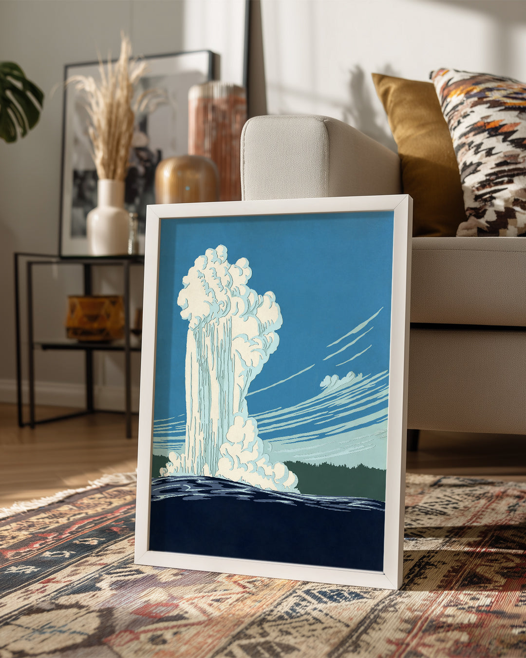 Geyser Spray Poster Tablosu