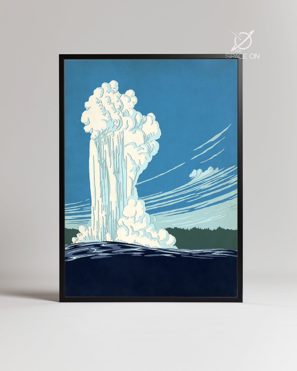 Geyser Spray Poster Tablosu