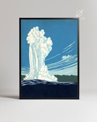 Geyser Spray Poster Tablosu