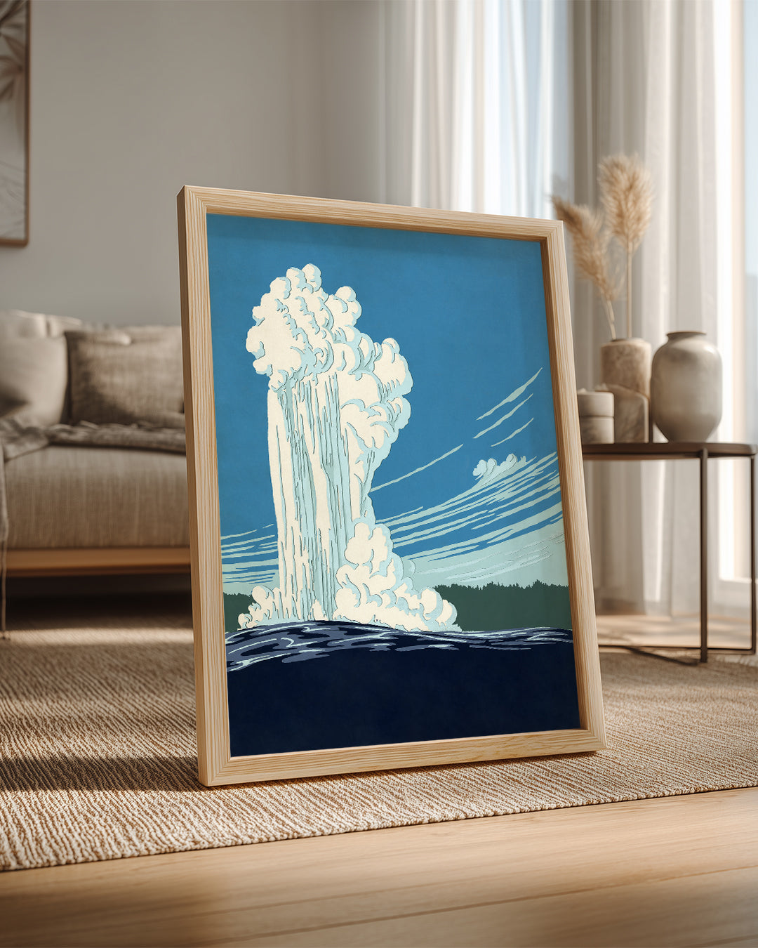 Geyser Spray Poster Tablosu