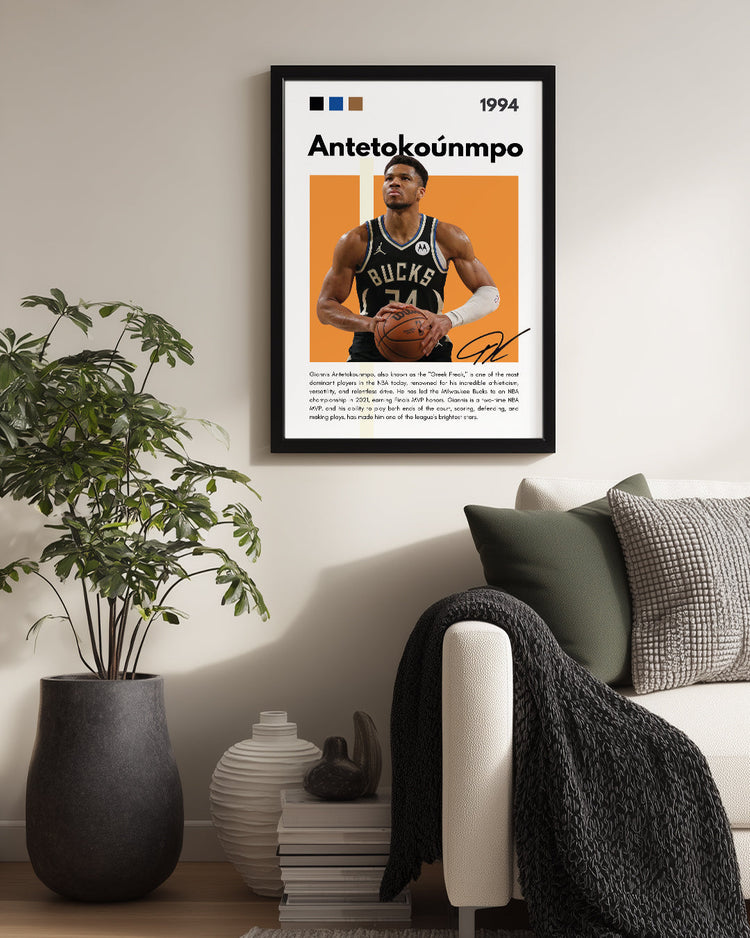 Giannis Antetokounmpo 1994 Poster Tablosu