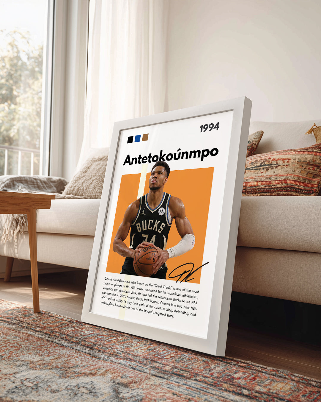 Giannis Antetokounmpo 1994 Poster Tablosu