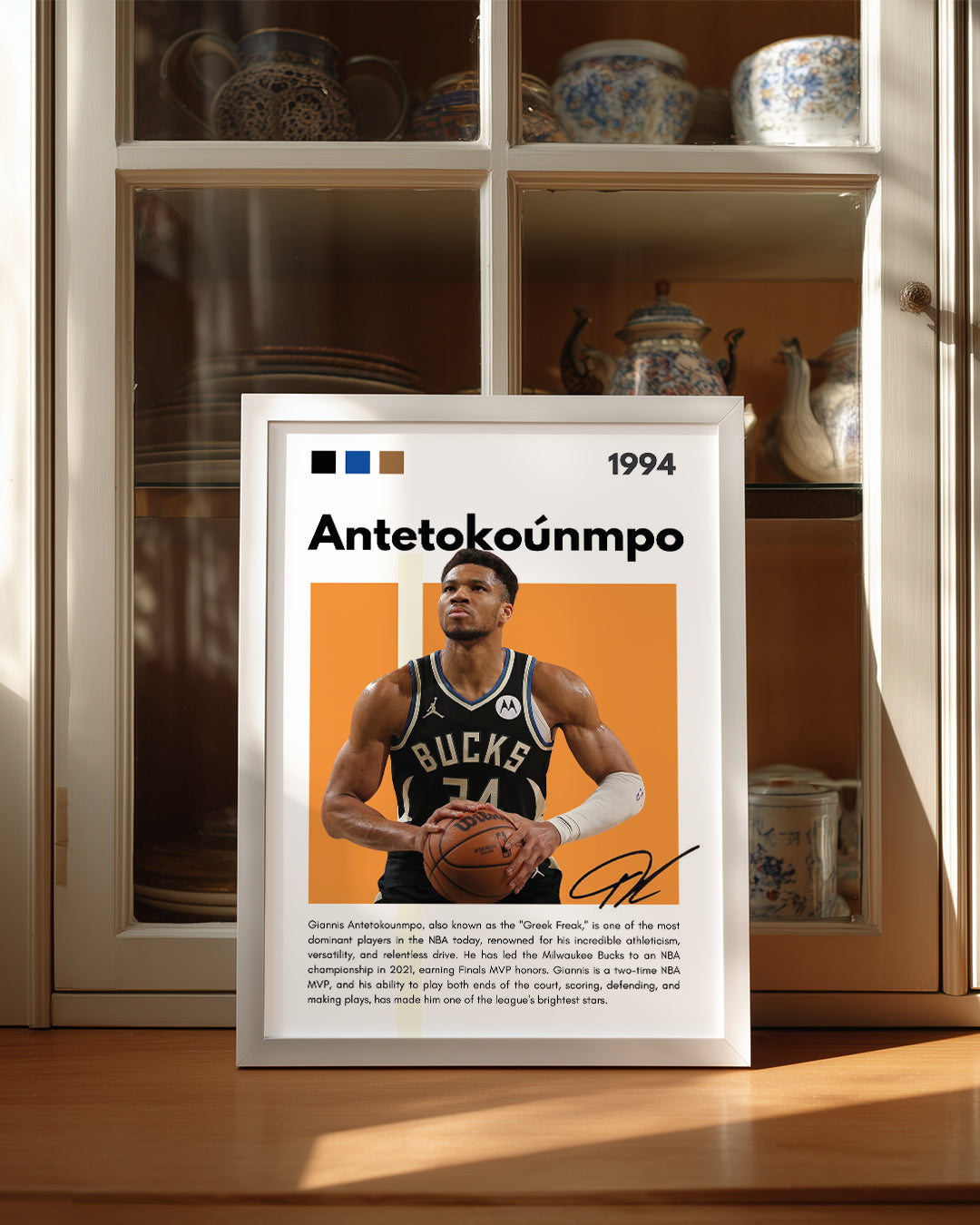 Giannis Antetokounmpo 1994 Poster Tablosu