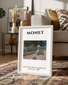 Giverny Bahçesinde Genç Kız - Claude Monet - 1888 Poster Tablosu