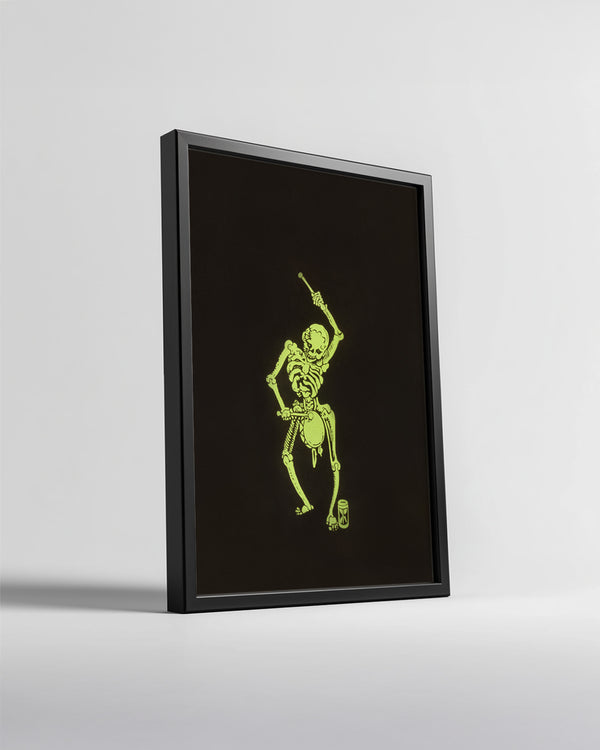 Glow Drummer Poster Tablosu