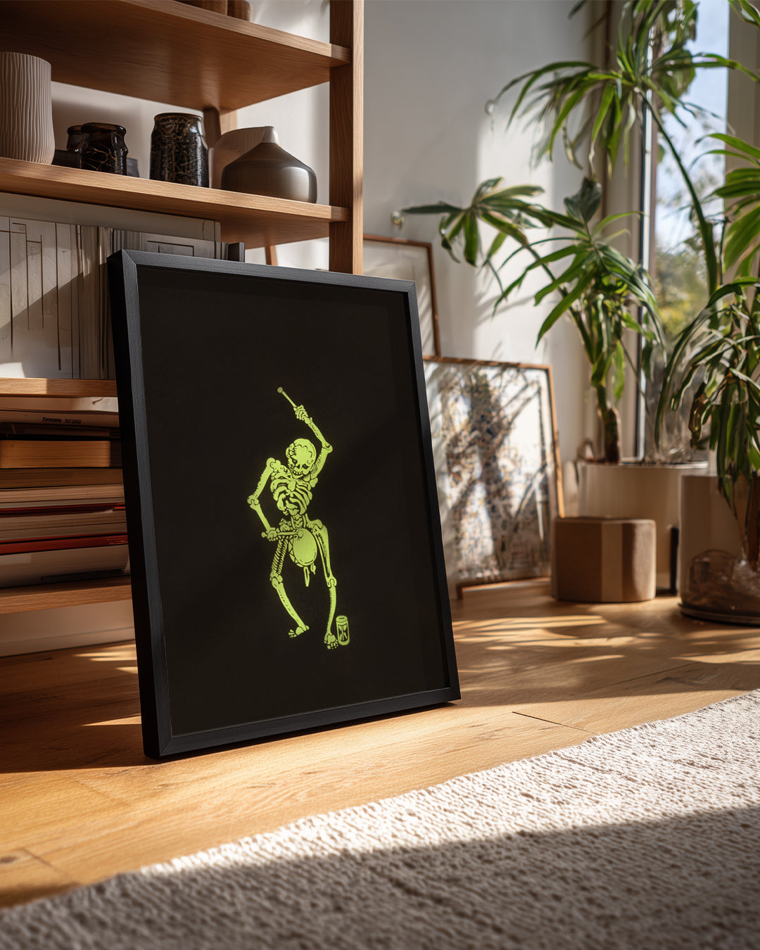 Glow Drummer Poster Tablosu