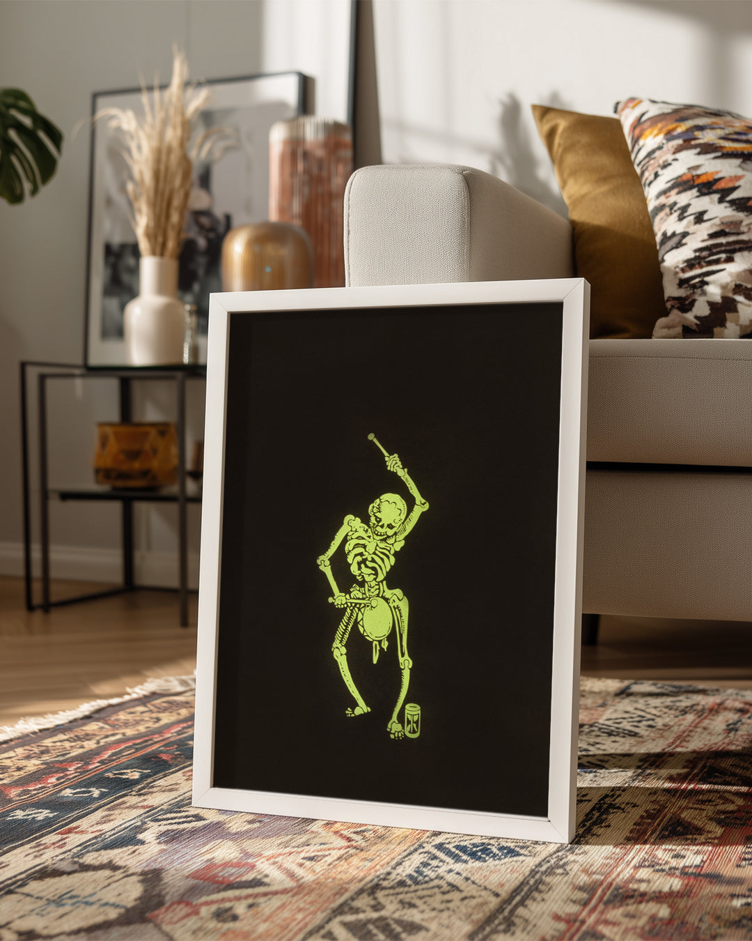 Glow Drummer Poster Tablosu