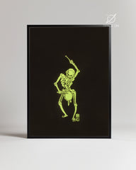 Glow Drummer Poster Tablosu