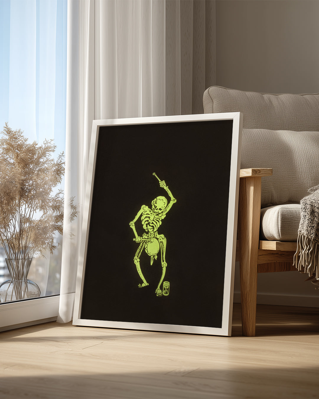 Glow Drummer Poster Tablosu