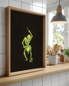 Glow Drummer Poster Tablosu