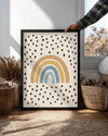 Gökkuşağı Deseni - Renkli Çizimler ve Geometrik Doku Poster Tablosu