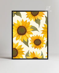 Gold Sun Poster Tablosu