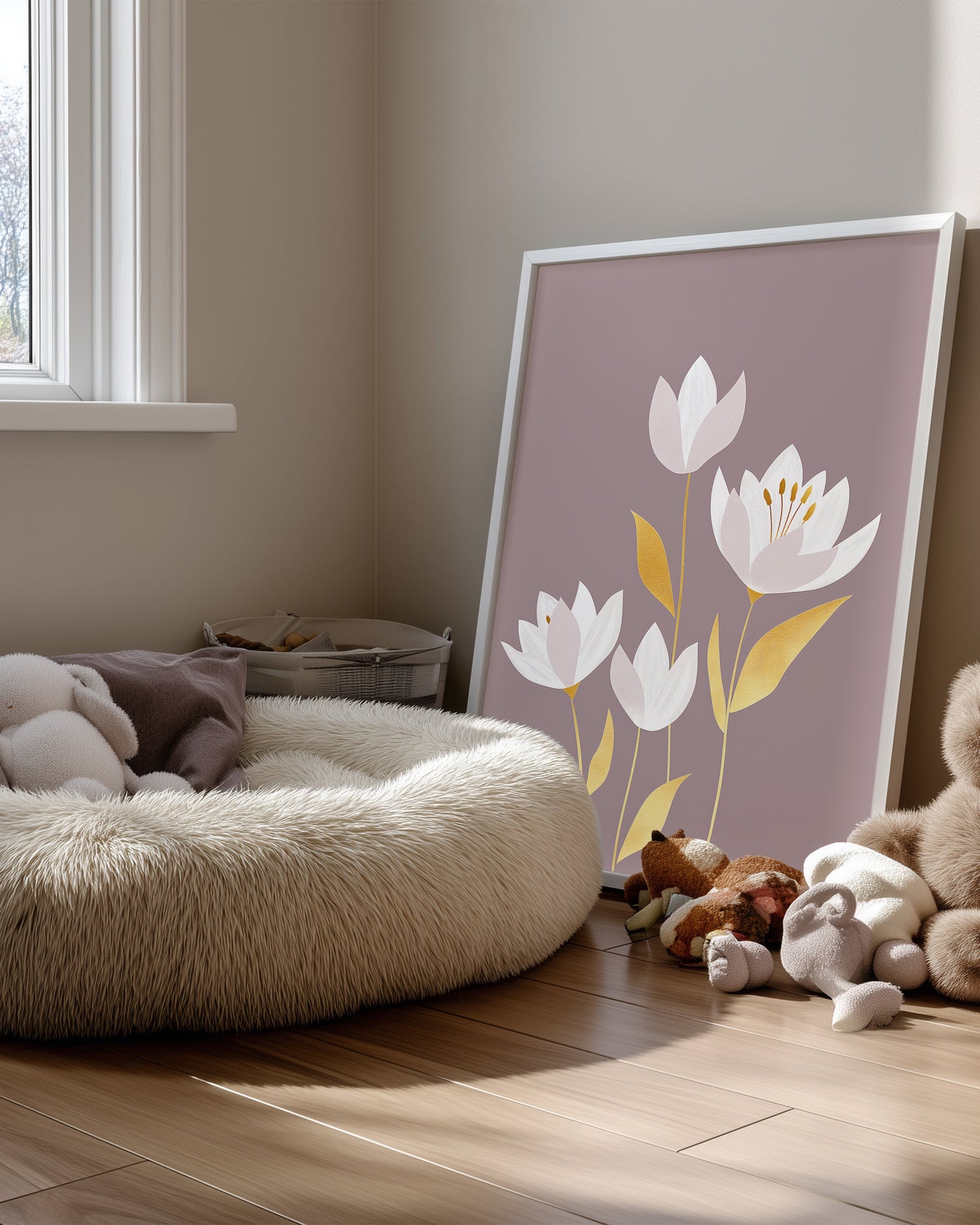 Golden Flora Poster Tablosu