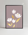 Golden Flora Poster Tablosu