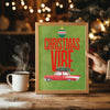 Golden Holiday Baubles Poster Tablosu