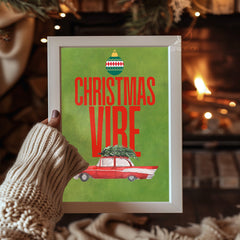 Golden Holiday Baubles Poster Tablosu