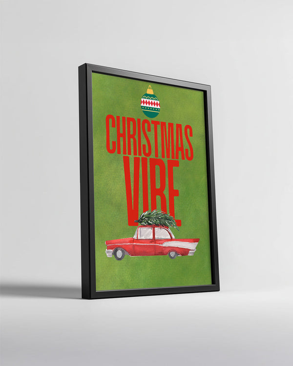 Golden Holiday Baubles Poster Tablosu