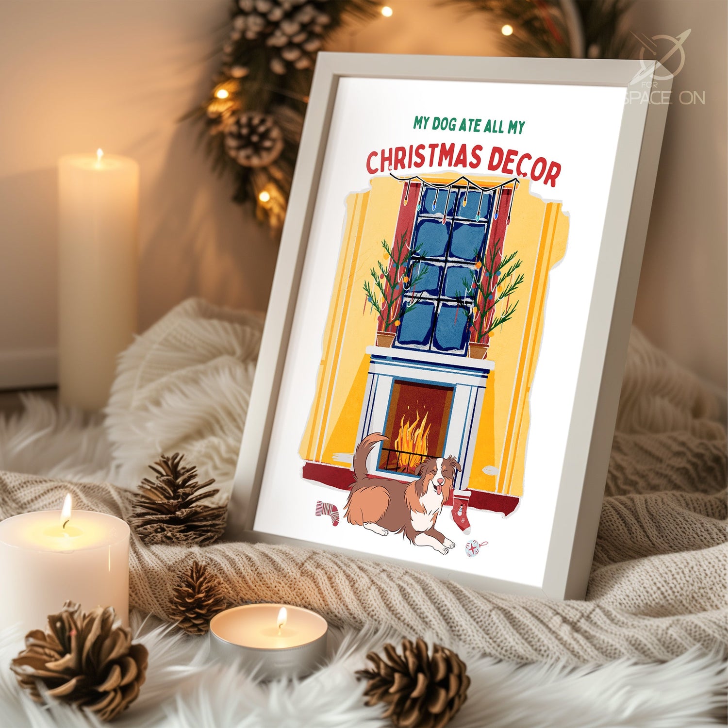 Golden Hour Snow Scene Poster Tablosu