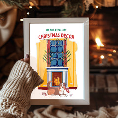 Golden Hour Snow Scene Poster Tablosu