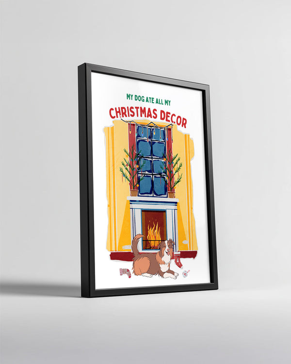 Golden Hour Snow Scene Poster Tablosu