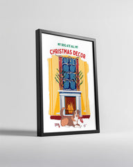 Golden Hour Snow Scene Poster Tablosu