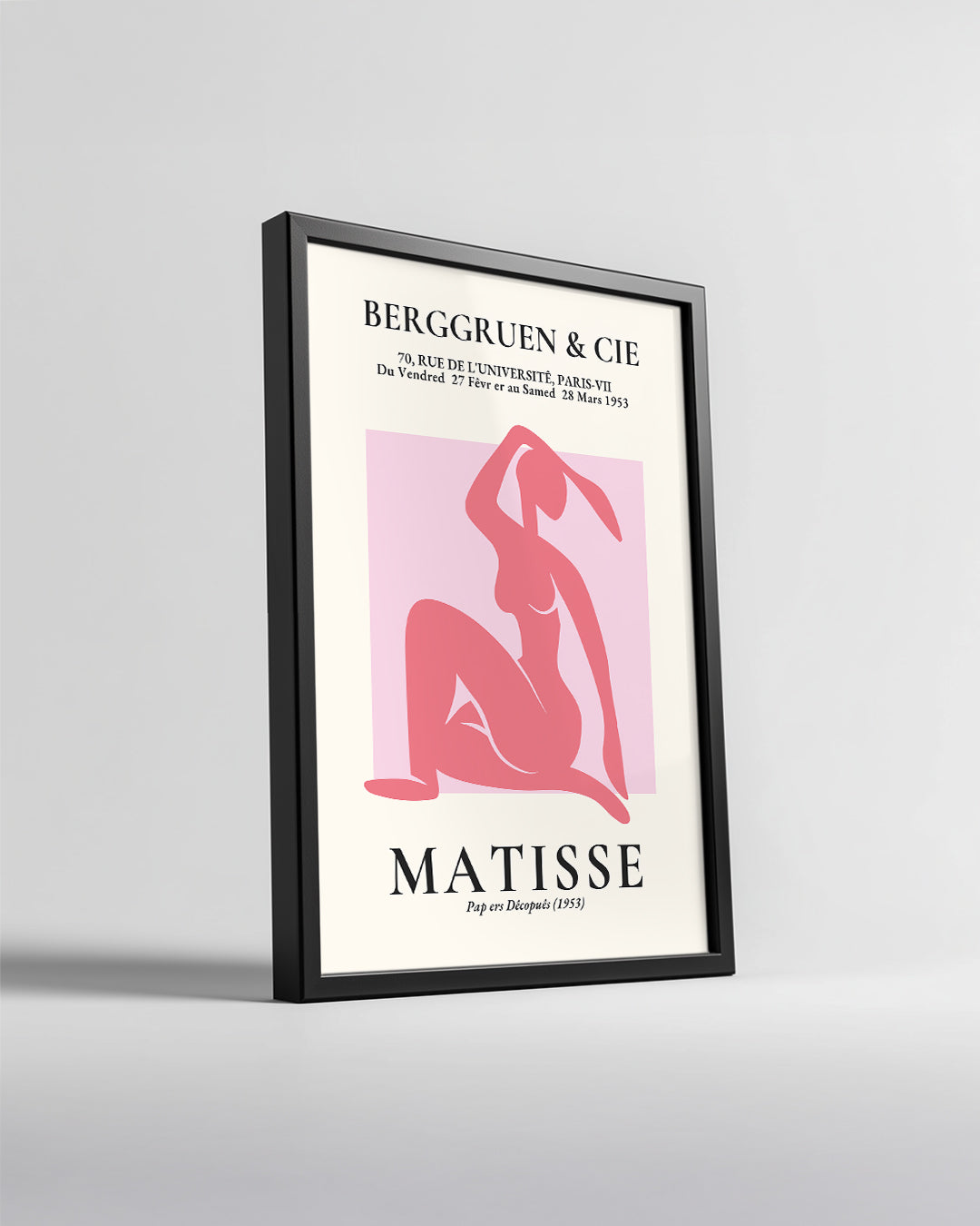 Gölgeli Nü Figür - Henri Matisse - 1953 Poster Tablosu