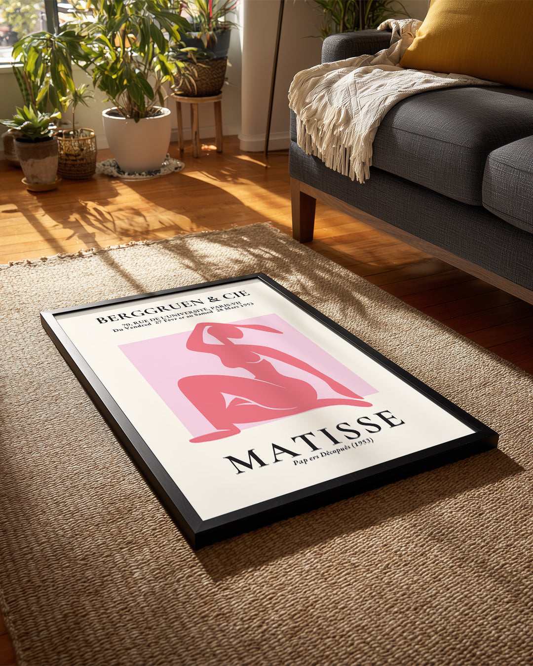 Gölgeli Nü Figür - Henri Matisse - 1953 Poster Tablosu