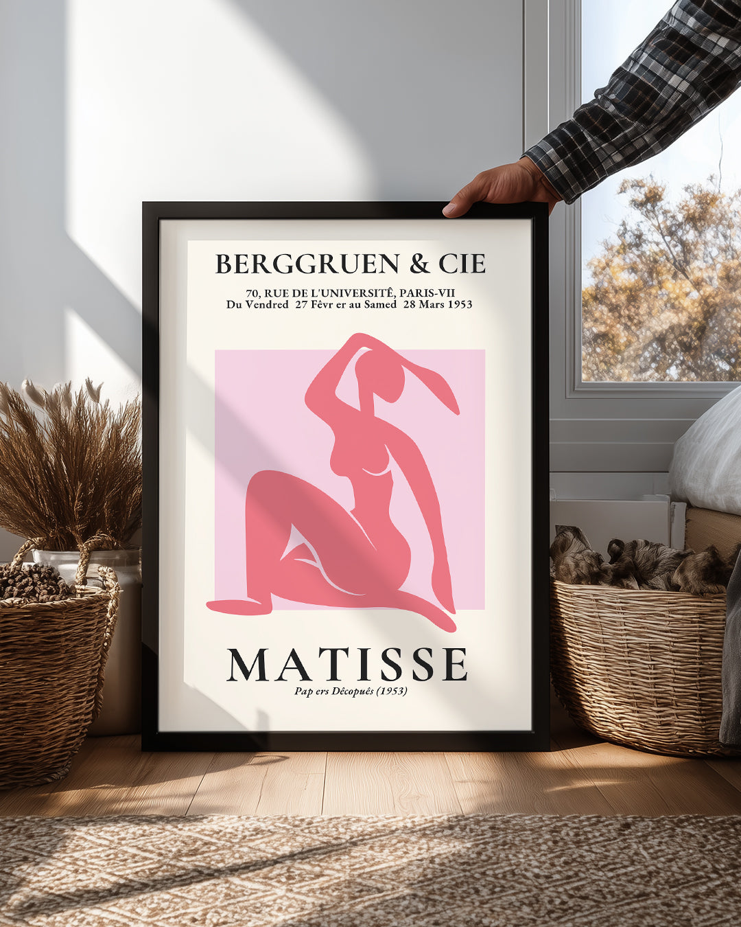 Gölgeli Nü Figür - Henri Matisse - 1953 Poster Tablosu