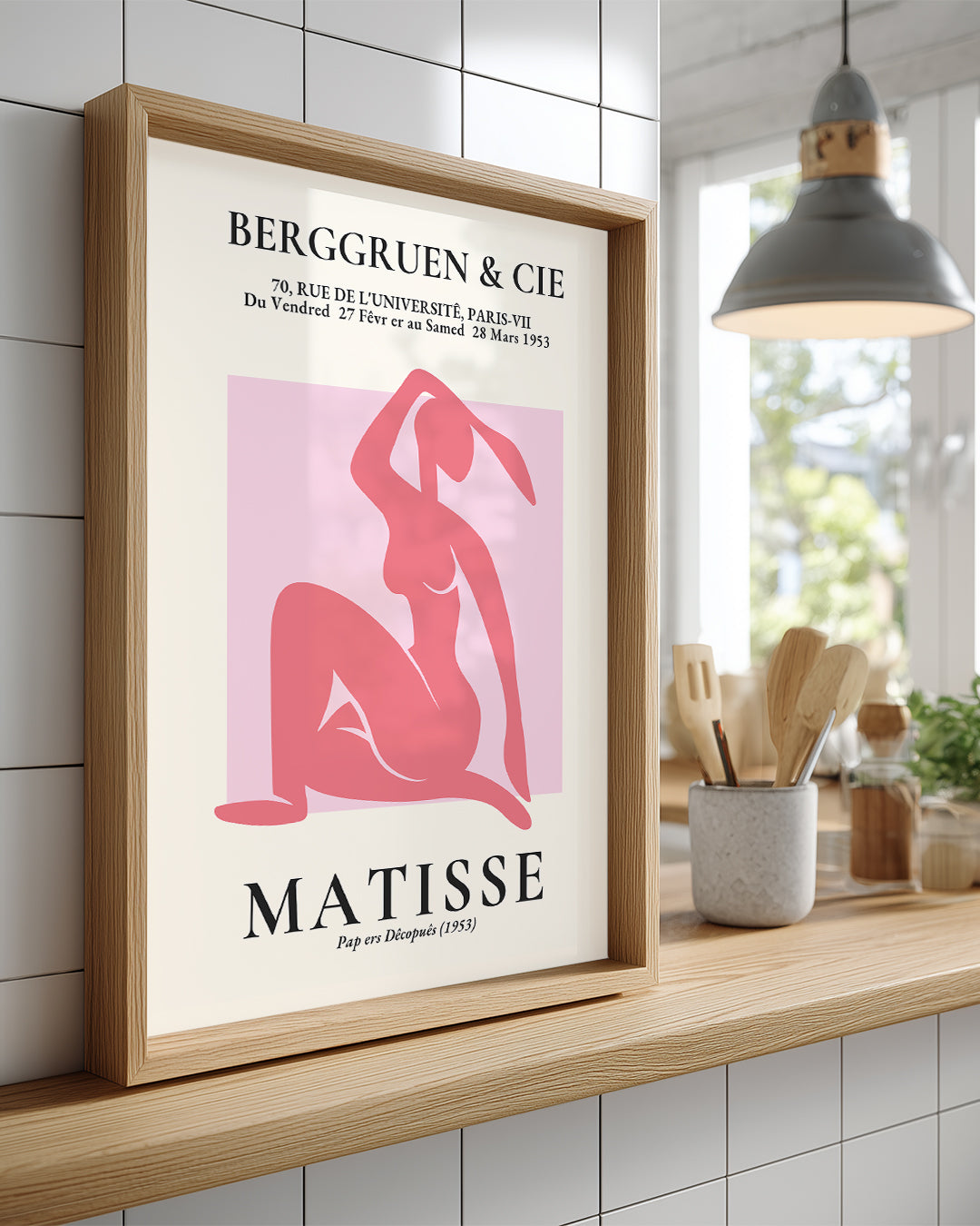 Gölgeli Nü Figür - Henri Matisse - 1953 Poster Tablosu