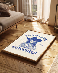 Goth Cowgirl Poster Tablosu