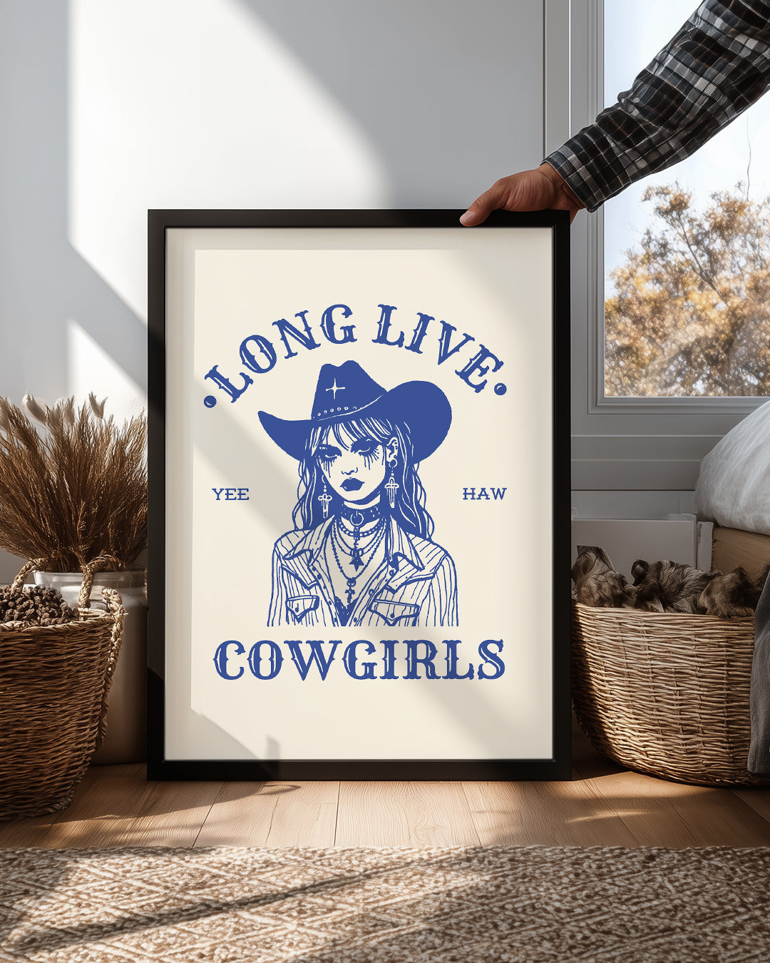 Goth Cowgirl Poster Tablosu