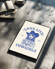 Goth Cowgirl Poster Tablosu