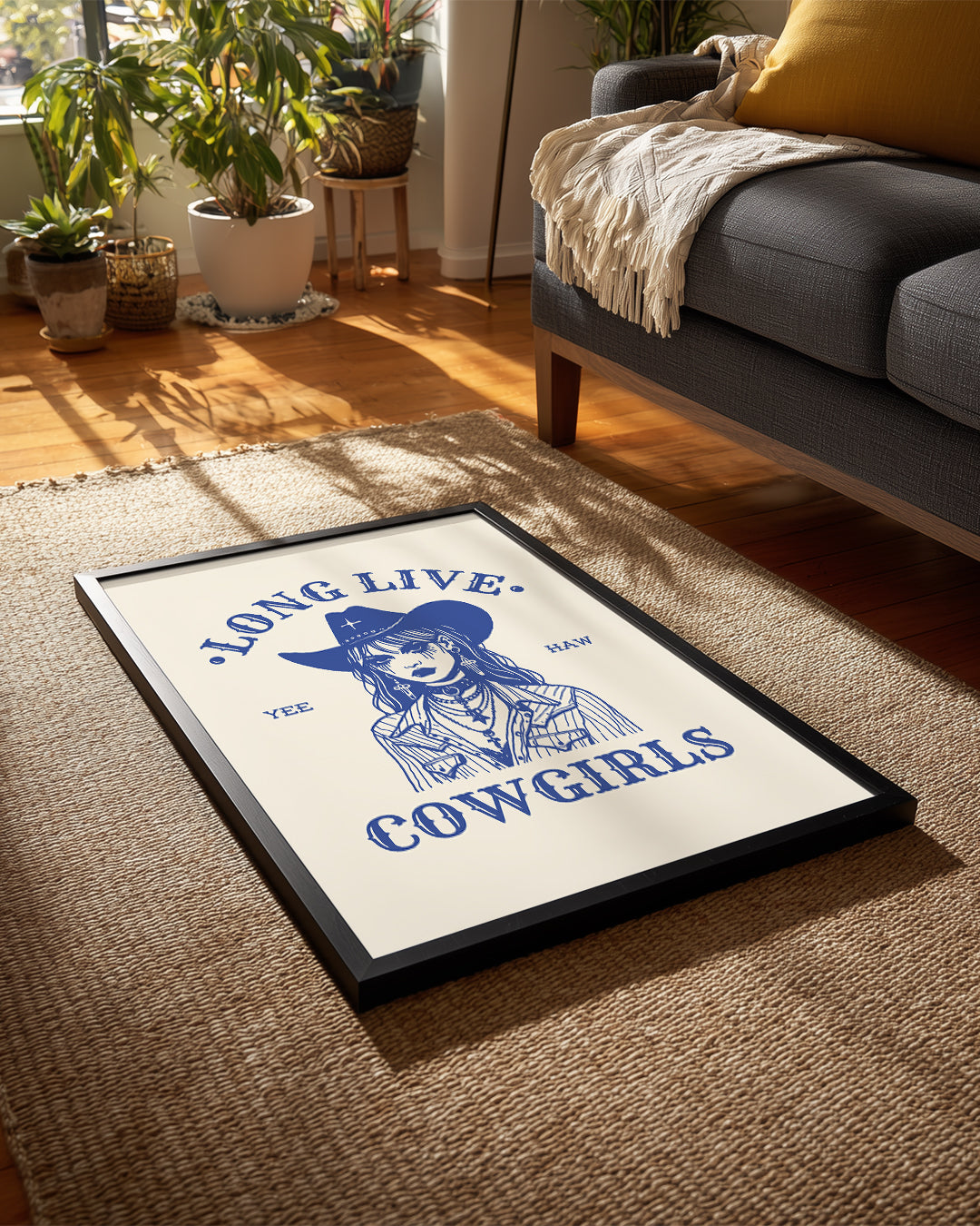 Goth Cowgirl Poster Tablosu