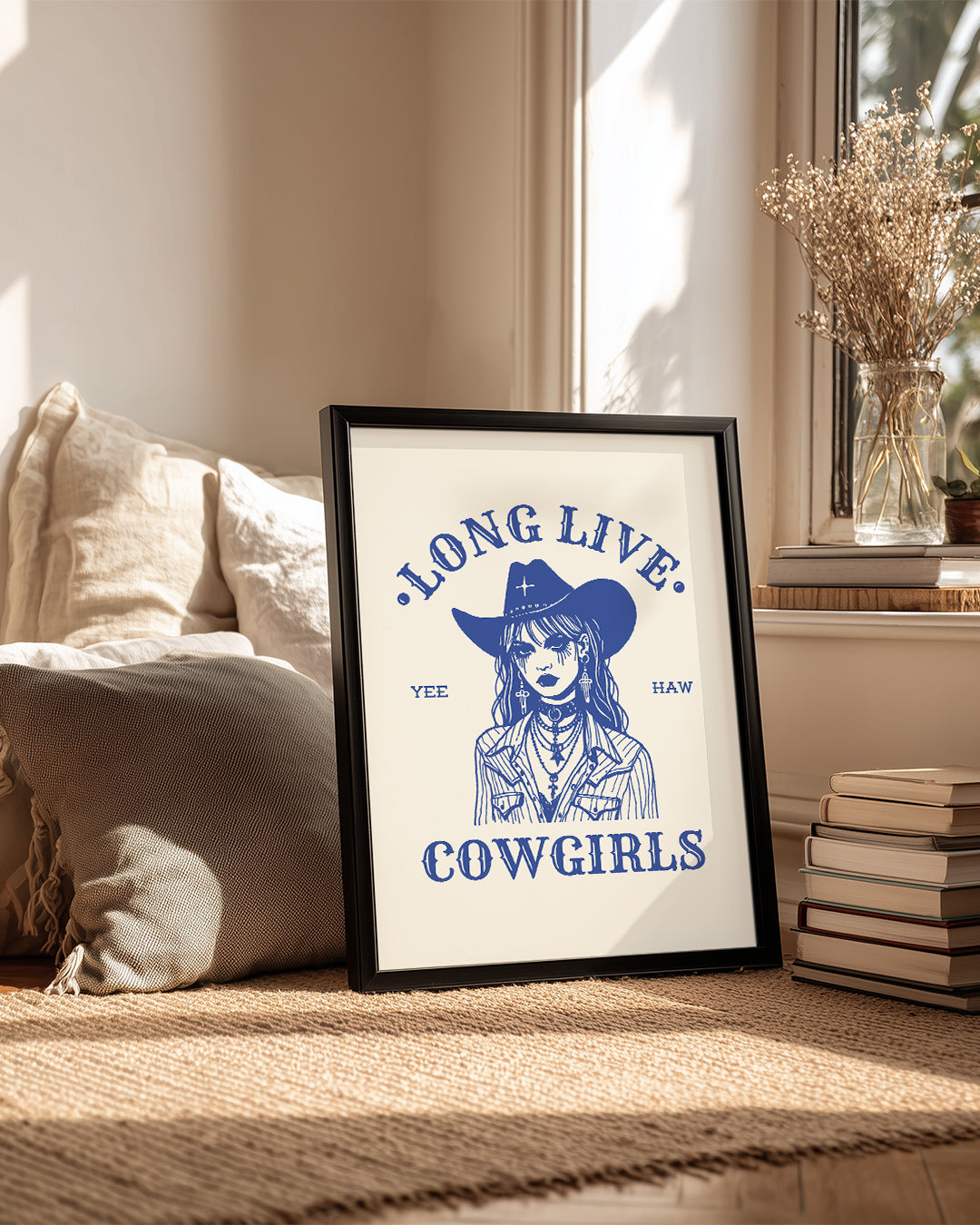 Goth Cowgirl Poster Tablosu