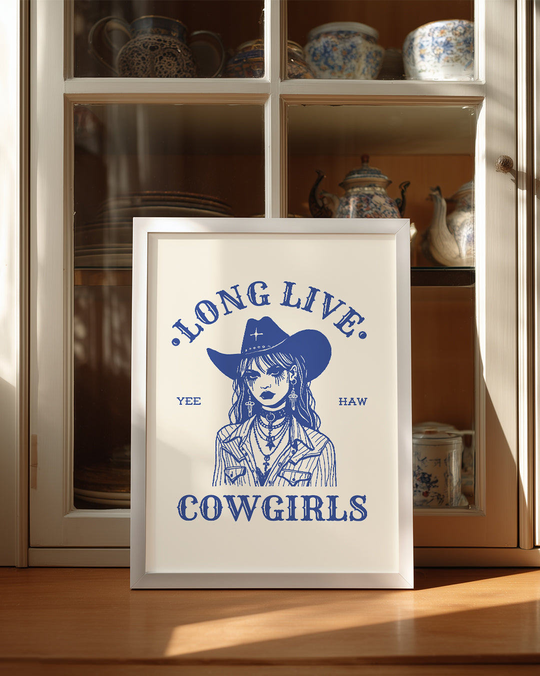 Goth Cowgirl Poster Tablosu