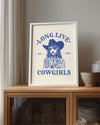 Goth Cowgirl Poster Tablosu