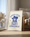 Goth Cowgirl Poster Tablosu