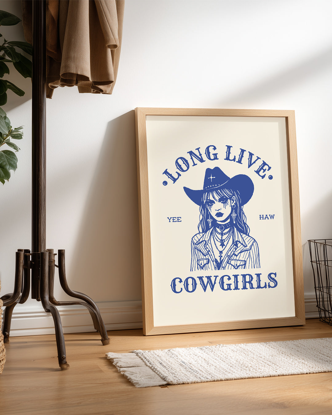 Goth Cowgirl Poster Tablosu