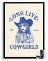 Goth Cowgirl Poster Tablosu
