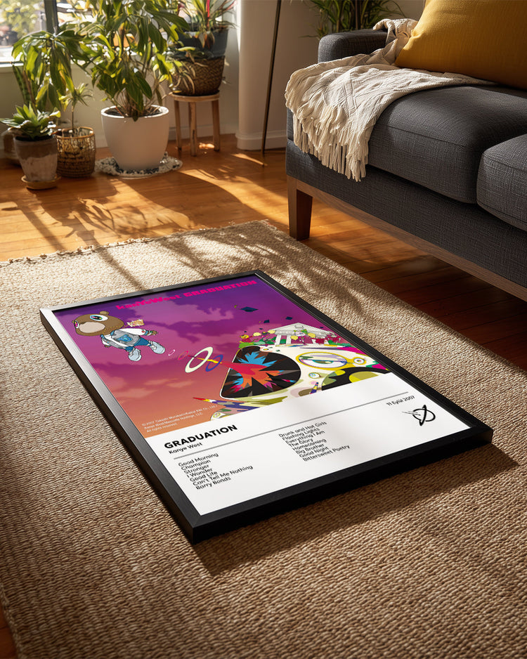 Graduation - Kanye West Poster Tablosu