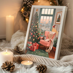 Grand Christmas Evergreen Poster Tablosu