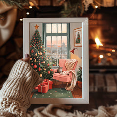 Grand Christmas Evergreen Poster Tablosu