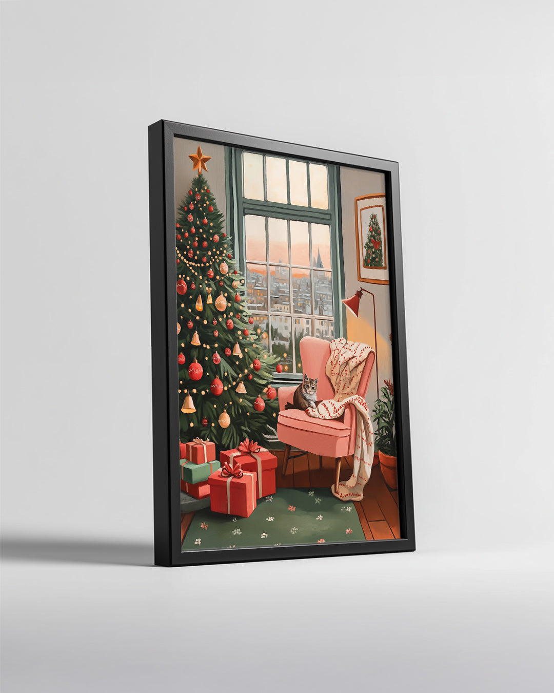 Grand Christmas Evergreen Poster Tablosu