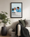 Grease Poster Tablosu
