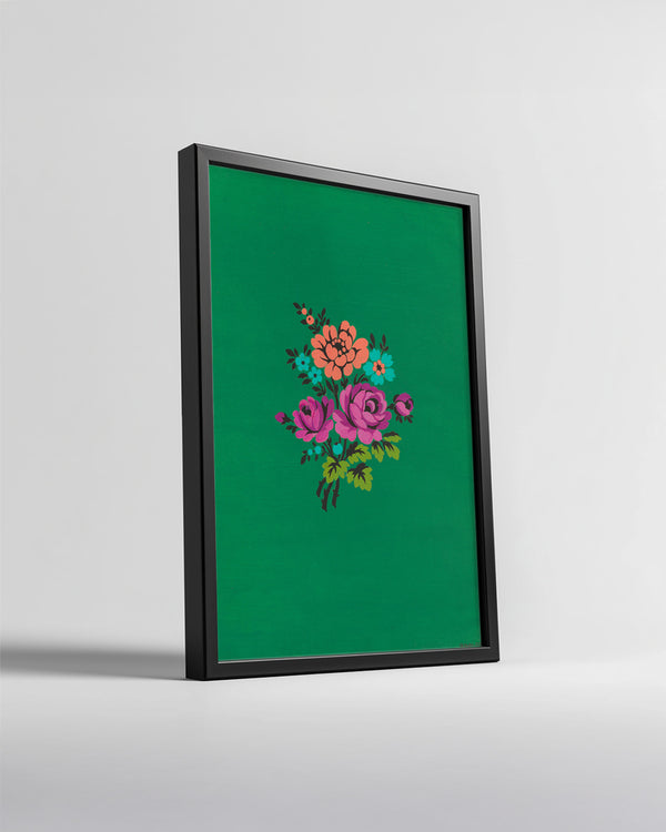 Green Bouquet Poster Tablosu